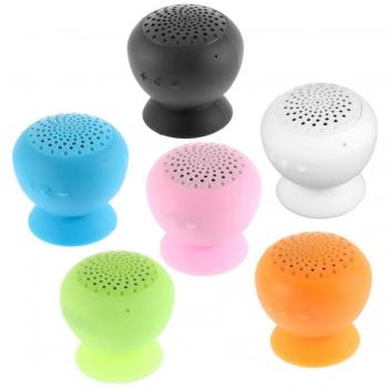 Mini Altavoz Amplificado Bluetooth Impermeable con Ventosa
