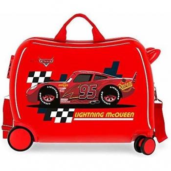 Disney Cars Lightning Mcqueen Maleta Infantil Rojo 50x38x20 cms Rígida ABS Cierre combinación 34L 2,1Kgs 4 Ruedas Equipaje de Mano