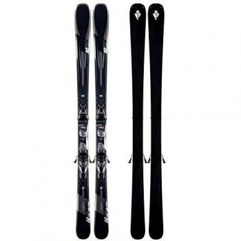 K2 Juego de esquís para Hombre KONIC 75 M2 10 QUIKCLIK Negro Antracita, 170 cm, 10D0009.272.1.170-Ski con fijación, diseño, 170