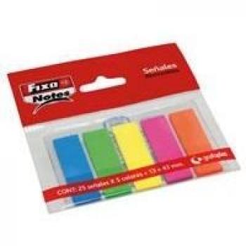 CAJA 24 BLISTER MARCADORES AUTOADESIVOS 13X43MM 5 COLORES NEON