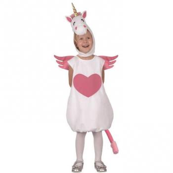 Disfraz de Unicornio con Corazón para Bebé Talla 1-2 Años Creaciones Llopis 7270