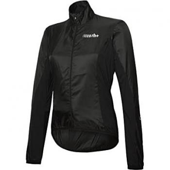 Chaqueta Impermeable de Ciclismo para Mujer Rh+ Emergency Pocket Negra