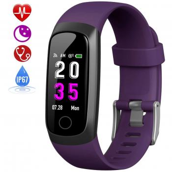 HETP Pulsera de Actividad Inteligente, Reloj Inteligente Hombre Mujer con Pulsómetro y Presión Arterial Reloj Deportivo Podómetro GPS Impermeable IP67 Cronómetro Smartwatch para Android iOS Teléfono
