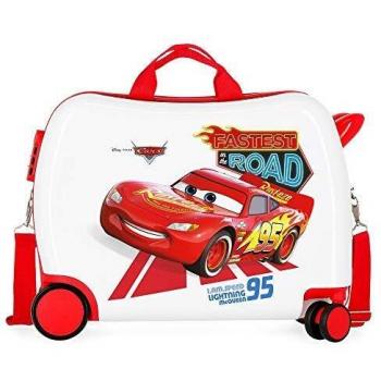 Disney Cars Good Mood Maleta Infantil Multicolor 50x38x20 cms Rígida ABS Cierre combinación 34L 2,1Kgs 4 Ruedas Equipaje de Mano
