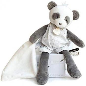 Doudou et Compagnie DC3544 ATTRAPE-REVE - Marioneta con manta, color gris