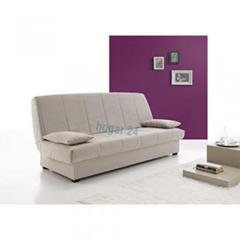Sofá Cama Clic Clac con Arcón de Almacenaje Color Gris