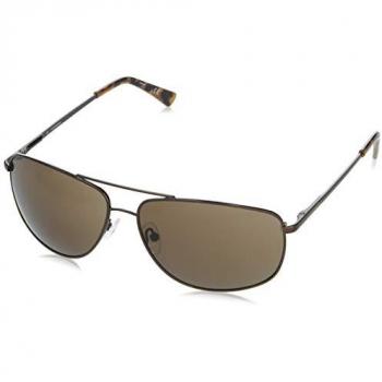 Calvin Klein CK19136S Men's Square Brown Sunglasses - One Size