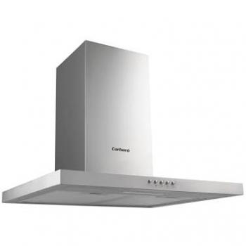 Campana Decorativa Horizontal Inox Corberó VOSTOK400FNX, 60 cm, T-Invertida, 397 m3/h, Clase A, 3 Velocidades, 55dB, Filtro de Al