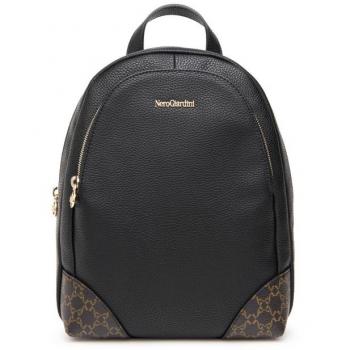 Nerogiardini Stylish Black Female Backpack ONE SIZE