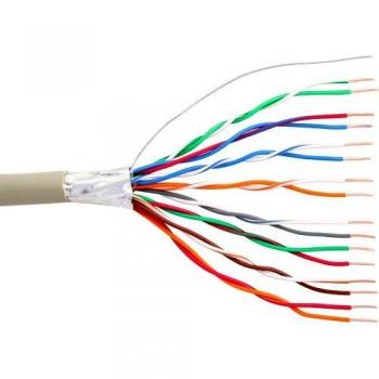 Cable Telefónico InLine 16 Adern, 8x2x0,6mm, Blindado, 25m
