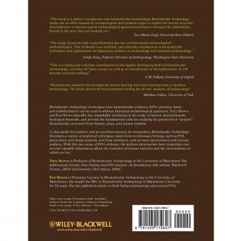 T. A. Brown Biomolecular Archaeology (Blackwell Publishers, Paperback)