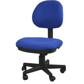 Archimede Silla de Oficina, Estructura de Metal, Tapizado Textil, Azul, 44 x 54 x 78/89 cm