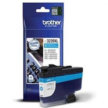 Brother LC-3239XLC Inkjet Cartridge, Cyan, Single Pack, Ultra High Yield, Includes 1 x Inkjet Cartridge, Brother Genuine Supplies