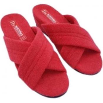 Alpargatas de casa para mujer Norteñas 9-942 en color rojo