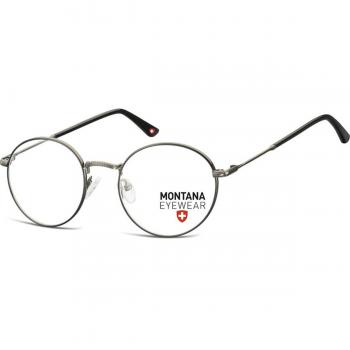 Montana Eyewear MM591 MM591E Armazones para Hombre Grises con lentes recetados de 50