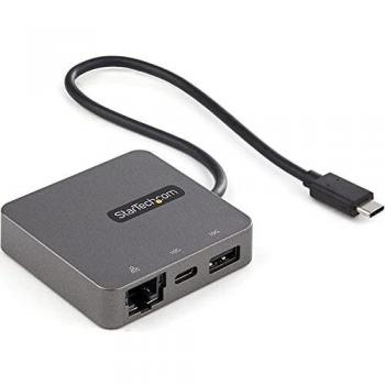 StarTech.com USB-C Multiport Adapter - USB 3.1 Gen 2 Type-C Mini Dock - USB-C to 4K HDMI or 1080p VGA Video - 10Gbps USB-A USB-C, GbE - Portable Travel Laptop Dock - Works w/Thunderbolt 3