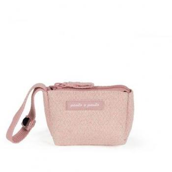 Pasito a Pasito Bohemian - Funda chupete, unisex, color rosa