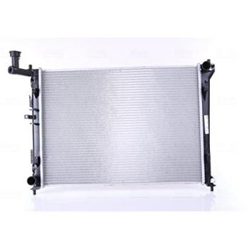 Radiador NISSENS 66674 para refrigeración del motor, compatible con diversos modelos de vehículos, fabricado en aluminio y plástico, diseñado para ofrecer un rendimiento óptimo en la regulación de temperatura del motor
