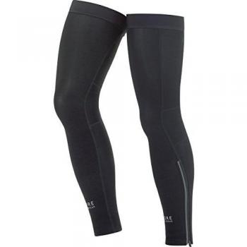 Gore Bike Wear Universal Windstopper - Perneras unisex, color negro, talla L