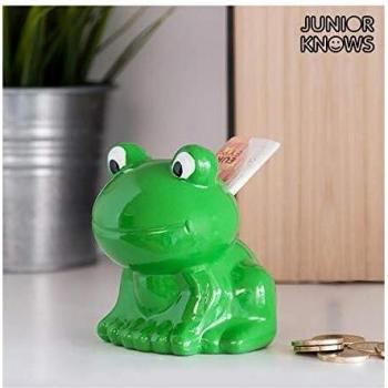 BigBuy Fun Hucha Rana Junior Knows, Multicolor, Mediano