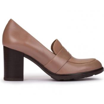 Mocasines de mujer de piel con tacón - Yokono
