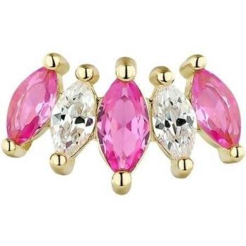 Piercing Earcandy Lili de Plata de Ley bañado en Oro Amarillo 18k