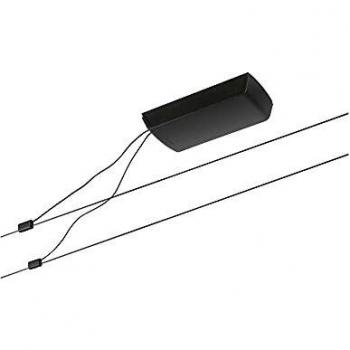 Kit Básico de Cableado Paulmann | Sistema de Iluminación sin Focos | 12 m Longitud | Negro