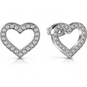 Guess Ladies Earrings JUBE02180JWRHTU - Pendientes Studs party de acero plateado