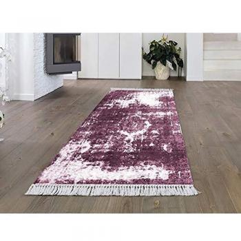 Homemania - Alfombra de Poliamida microestampada, 80 x 200 x 0,1 cm