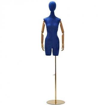 DSDD Tailors Maniquí de maniquí Femenino Sastres Maniquí de modistas Estudiantes de Moda Maniquí de exhibición Busto Base de Hierro Altura Ajustable Ropa Soporte de exhibición de joyería