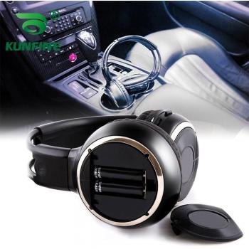 Auriculares Infrarrojos Inalámbricos Universales para Coche, Estéreo Doble Canal con Monitor de Techo para iPad y MP3