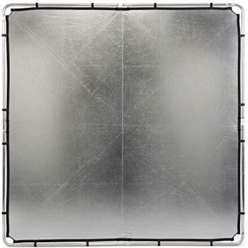 Manfrotto - Kit Scrim Pro Completo - pequeño 1,1x1,1 m - Catadióptrico Reflectante Kit Pro Scrim Todo En Uno Pequeño 1.1x1.1 M