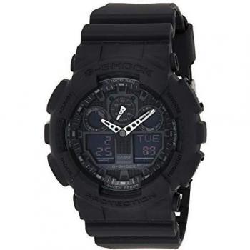 Casio G-SHOCK Reloj Analógico-Digital, 20 BAR, Negro, para Hombre, GA-100-1A1ER