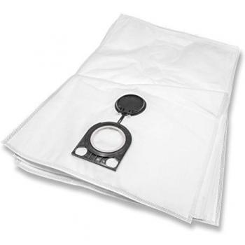 Bolsa de Aspiradora Vhbw 5 Unidades Compatible con Bosch GAS 15 L, GAS 20 y GAS 20 L - Microfibra No Tejida, 43 cm x 33 cm, Blanca