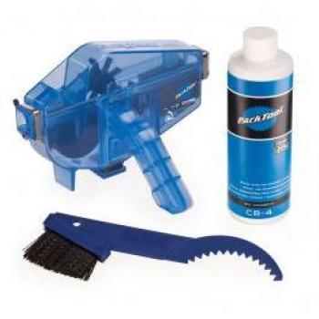 Kit de limpieza de cadena y transmisión Park Tool CG-2.4 con limpiador, abrillantador y desengrasante para bicicleta