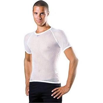 Biotex Power Camiseta Interior con Manga Corta, Hombre, Blanco, S