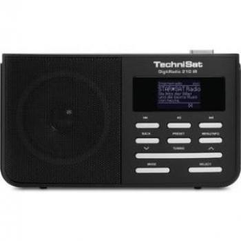 TechniSat Digit - Radio (Internet, Analog & digital, DAB+, FM, 1W, 3,5 mm, 23 cm) Negro, Plata