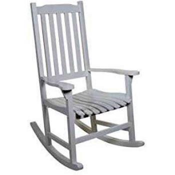 Bigbuy Home Mecedora, Blanco