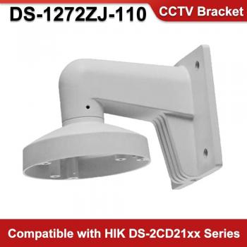 Soporte de Montaje en Pared CCTV DS-1272ZJ-110 para Cámaras de Seguridad Series DS-2CD21xx y DS-2CD31xx, con Caja de Conexiones