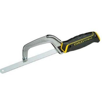 STANLEY 0-15-211 - Mini sierra, Negro/Amarillo/Plata, 254 mm