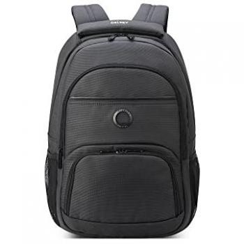 Mochila Delsey Paris Element Aviator RFID 47 cm, Compartimento para Laptop, Color Grafito