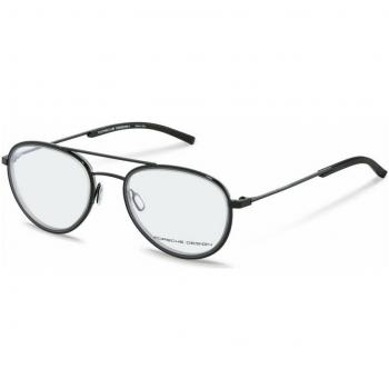 Porsche Design P8366 A Men's Eyeglasses Black Size 53 - Blue Light Block Available (Frame Only)