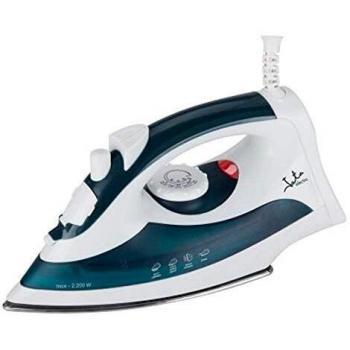 Plancha de Vapor Jata PL120 con Suela de Acero Inoxidable, Aguja Anticalcárea Extraíble y Termostato Regulable - 2200W, Golpe de Vapor Máximo 60 g/min