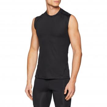 adidas Ask Spr Tee Sl Camisa de Golf, Hombre, Negro, M