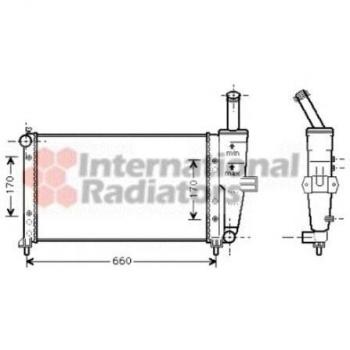 Van Wezel 17002208 Radiator, engine cooling