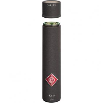 Neumann KM 183 A NX Omni Analog Microphone with KK 183 Capsule, Mount, Windscreen, Black