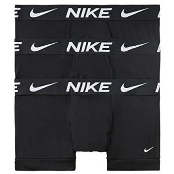 Pack de 3 bóxers Nike Dri-Fit Micro Trunk para hombre en color negro, talla M