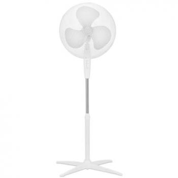 Ventilador 3 en 1 Silencioso de Pie, Sobremesa y Pared | 45W | 3 Velocidades | Oscilante | Altura Ajustable | Fijo/Rotativo | Blanco