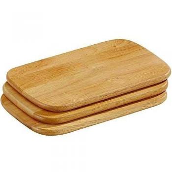 Zassenhaus Frühstücksbretter 3er-Set, hell, 22x15cm