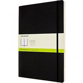 Cuaderno Moleskine Clásico A4 Tapa Blanda Hojas Lisas Negro